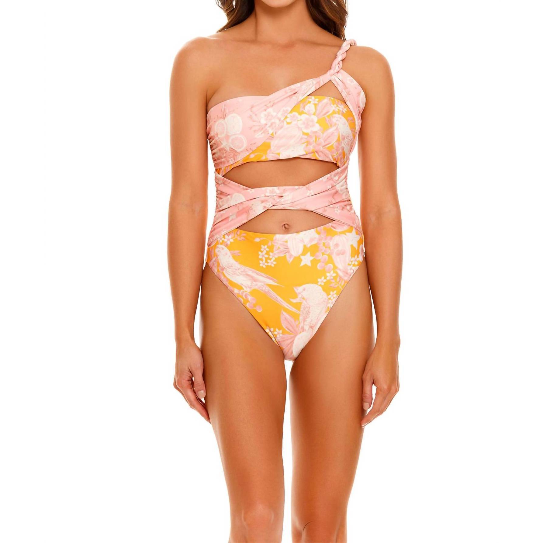 New Agua Bendita Gemma Vita One Piece In Gold